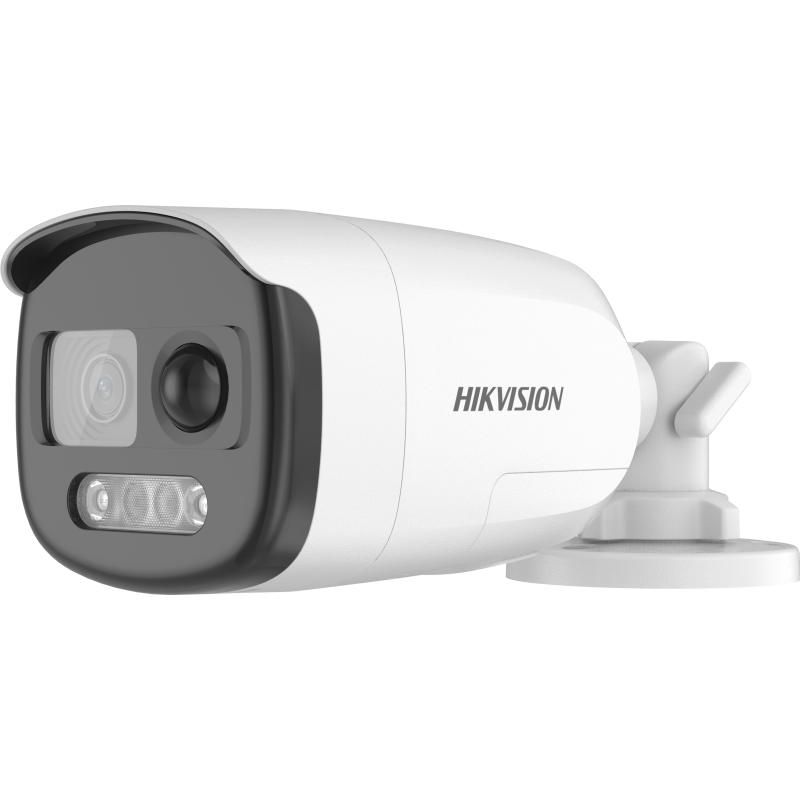 HikVision: DS-2CE12UF3T-PIRXO(2.8mm), 4K ColorVu PIR Siren Camera, 8MP, Fixed Bullet, 24/7 Colour Imaging, WDR, IP67