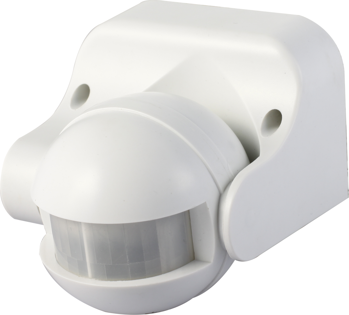 Knightsbridge: OS004, IP44 PIR Sensor, 12m Detection Range, 180° Adjustable Lux, Wall/Ceiling Mountable, 1200W Load, White