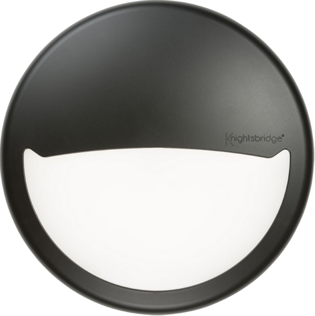 Knightsbridge: BT14EB, Eyelid Accessory, 320mm Diameter, Push to Fit, Black Polycarbonate