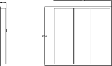 Knightsbridge: EL6060, CCT Adjustable Troffer Panel, IP20, 595x595mm, 23W/33W, 140lm/W, White