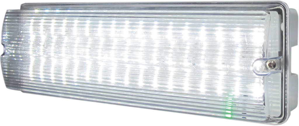 Knightsbridge: EMLED1L, 6W LED Emergency Bulkhead Light, IP65, Maintained/Non-Maintained, Polycarbonate, 3 Hour Illumination