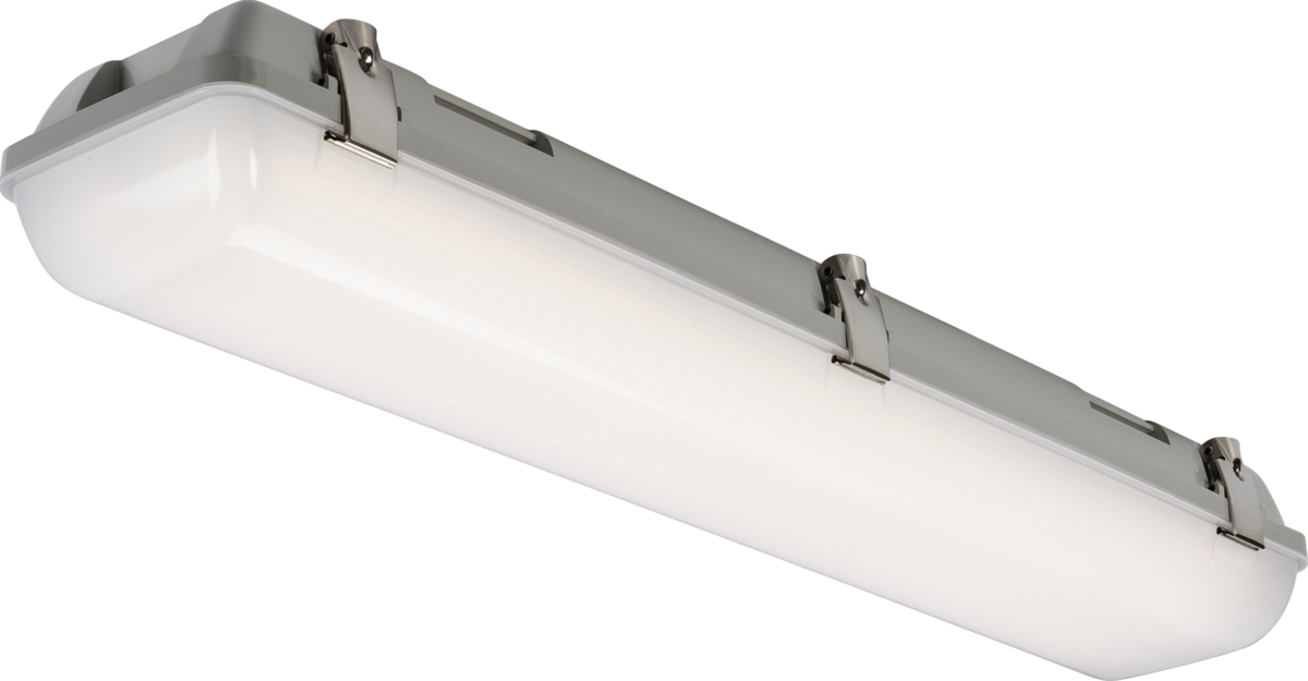Knightsbridge: TORCWST2, Selectable Emergency LED Light, 2ft, IP65, IK08, 14W/26W, CCT Adjustable, Polycarbonate, Grey