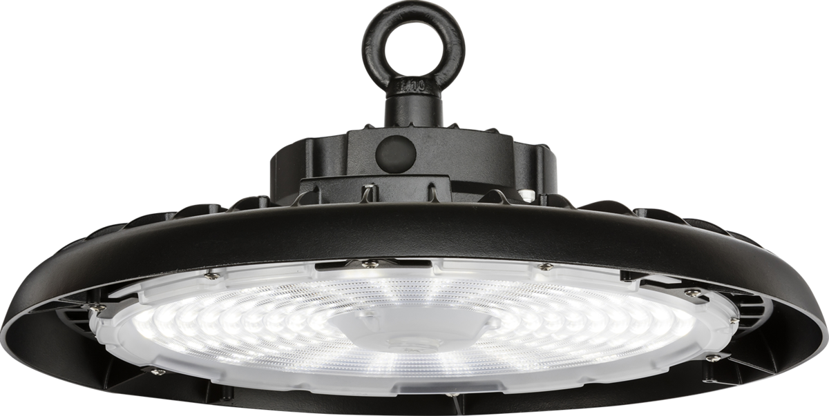 Knightsbridge: POTHB2, High Bay Light, Adjustable Wattage 150/180/200W, Selectable CCT 4000/5000K, IP65, IK08, Dimmable