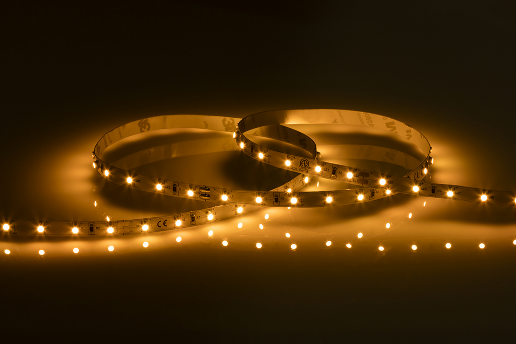 Knightsbridge: LFC24Y5M, 24V IP20 LED Flex Yellow Light Strip, Dimmable, 5M, 4.8W, 105 lm