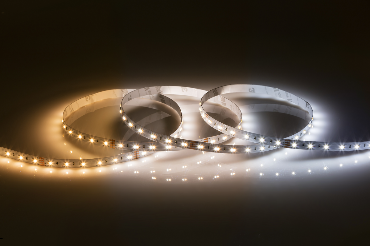 Knightsbridge: LFC24CCT5M, LED Flex CCT, 5 Metres, Adjustable Colour Changing 2700K-6000K, High Lumen Output, IP20