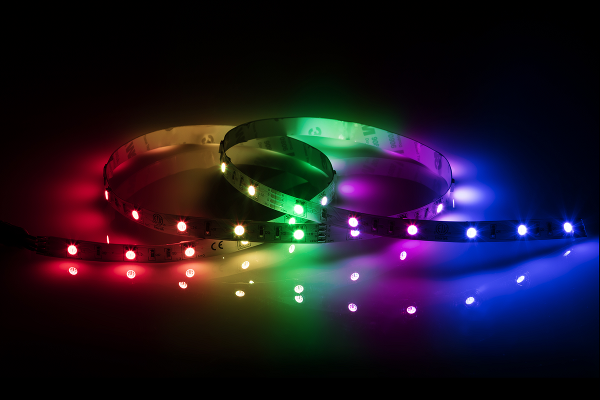 Knightsbridge: LFC24RGB1M, 24V LED Flex RGB Strip Light, 9W, 1 Metre, IP20, Dimmable