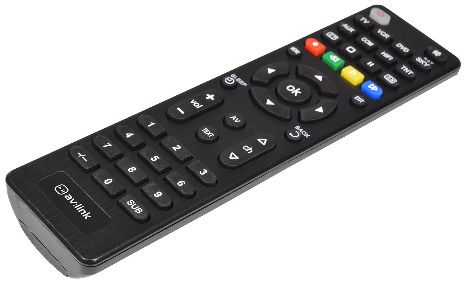 AV:Link: 149.505UK, 8-in-1 Universal Remote Control, Compact Design, Controls 8 Devices