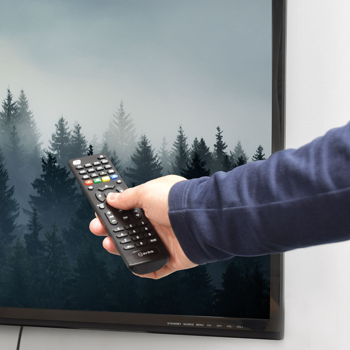 AV:Link: 149.505UK, 8-in-1 Universal Remote Control, Compact Design, Controls 8 Devices