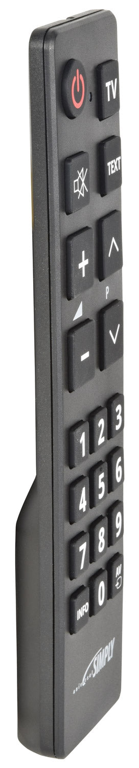 Unbranded: 149.510UK, Universal Simple TV Remote Control, Compatible with All Brands, Oversized Buttons, Easy Programming
