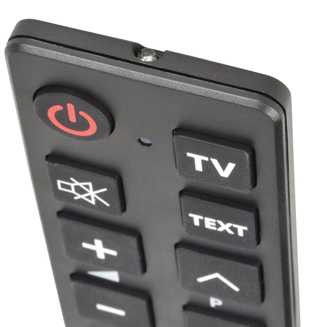 Unbranded: 149.510UK, Universal Simple TV Remote Control, Compatible with All Brands, Oversized Buttons, Easy Programming