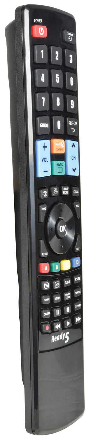 Unbranded: 149.520UK, Universal Ready 5 TV Remote Control, Compatible with Samsung, LG, Sony, Philips, Panasonic