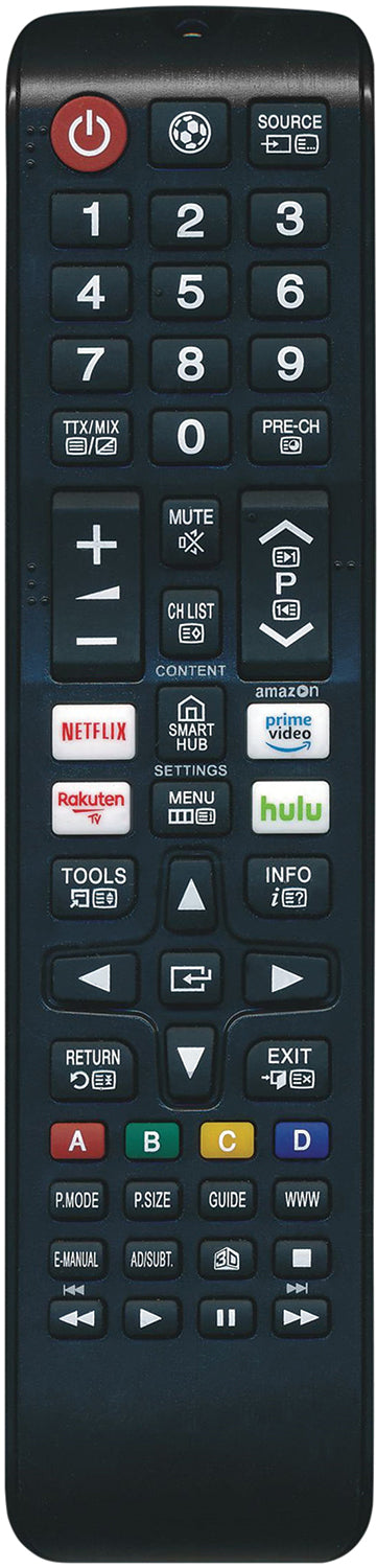 Unbranded: 149.530UK, Samsung Smart TV Remote Control, Full Function, Compatible with Streaming Shortcuts