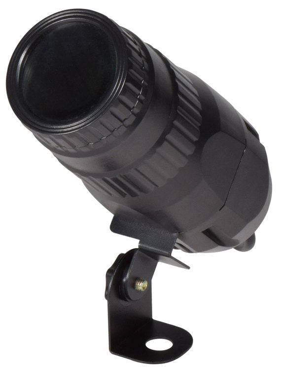 QTX: 151.675UK, 10W RGBW LED Spotlight, Remote Control, Compact, Lightweight, 900 Lumens, 5° Beam Angle