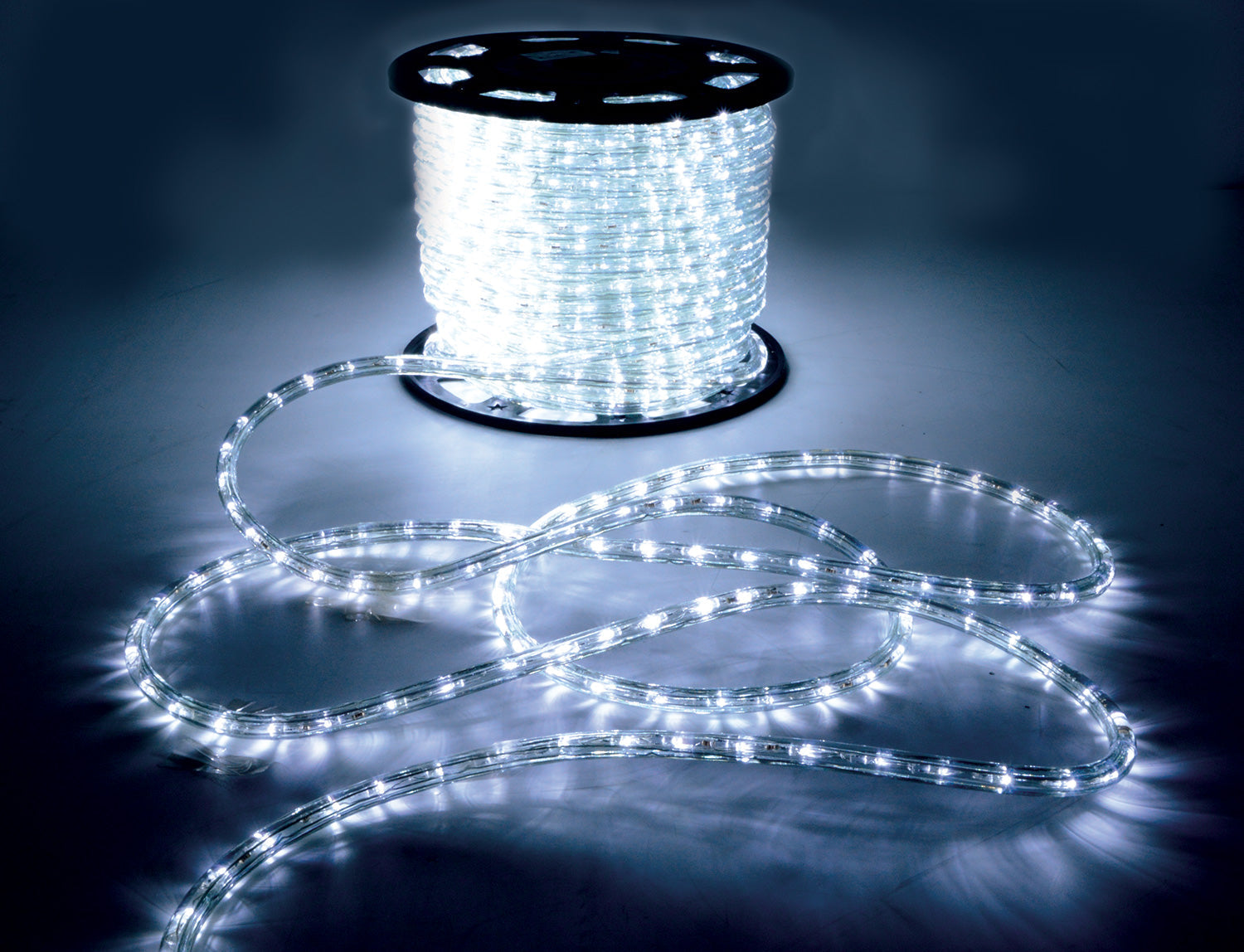 LYYT: 153.457UK, 50m LED Rope Light, Cool White (5000-5500K), IP44, 230V