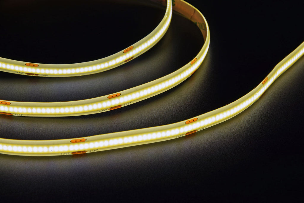LYYT: 153.807UK, COB LED Tape Kit, 5m, Natural White 4000K, 480 LEDs/m, IP20, 24V, Easy-Peel Self-Adhesive