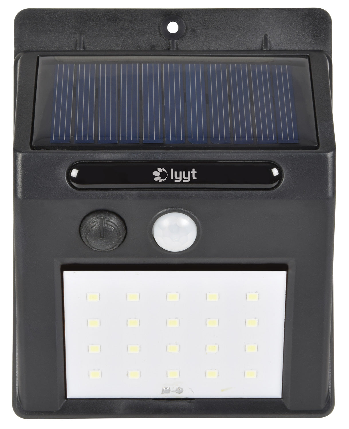 LYYT: 154.842UK, 20 LED Solar Outdoor Garden Wall Light, Motion Sensor, IP44, ABS, 150 Lumens