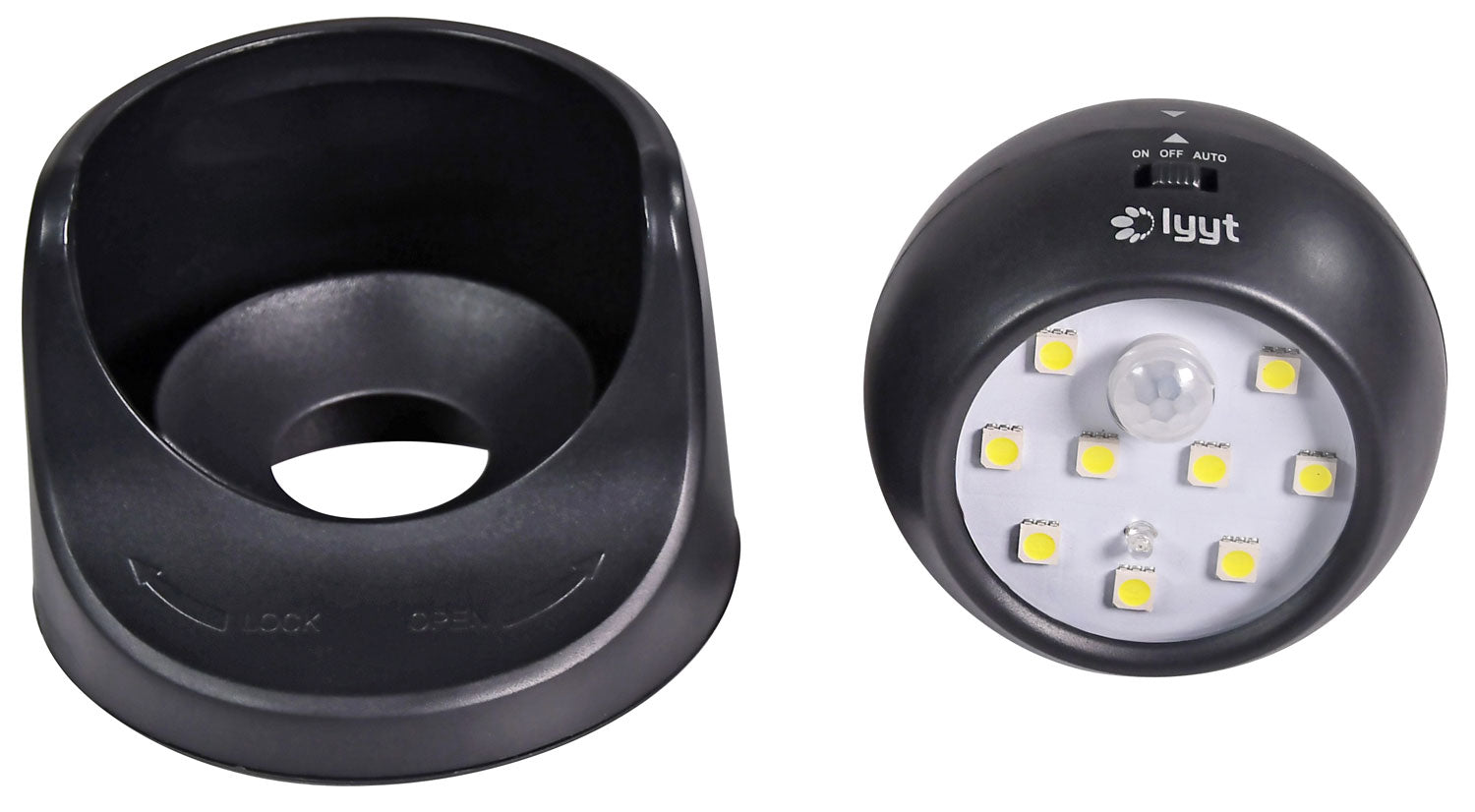 LYYT: 154.845UK, Wireless LED Motion Sensor Light, 3m Range, 110 Lumens, 120° Angle, Battery Powered