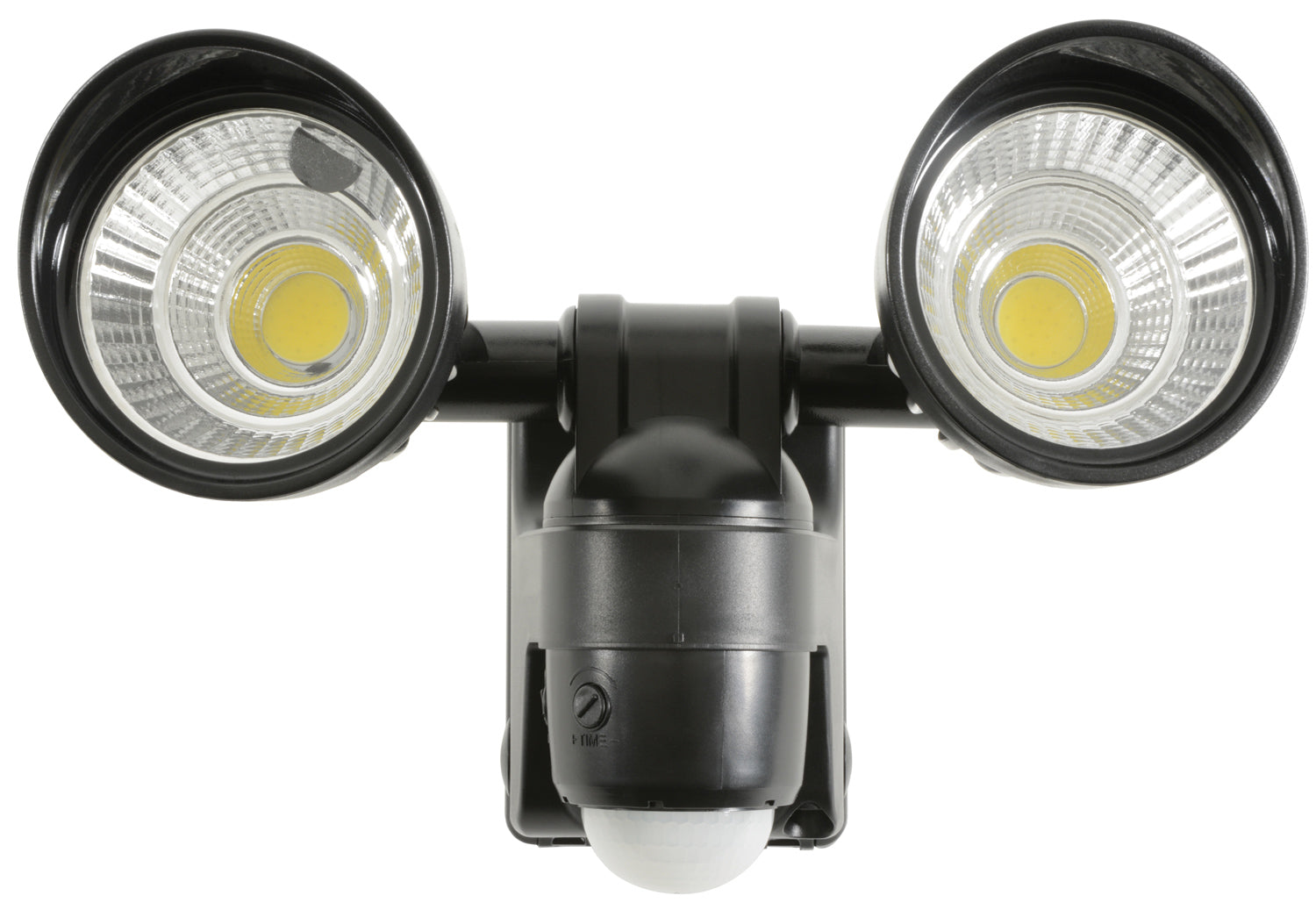 LYYT: 154.850UK, Battery Powered Motion Sensor Twin LED Floodlight, 400 Lumens, IP44, 120° Sensor Angle