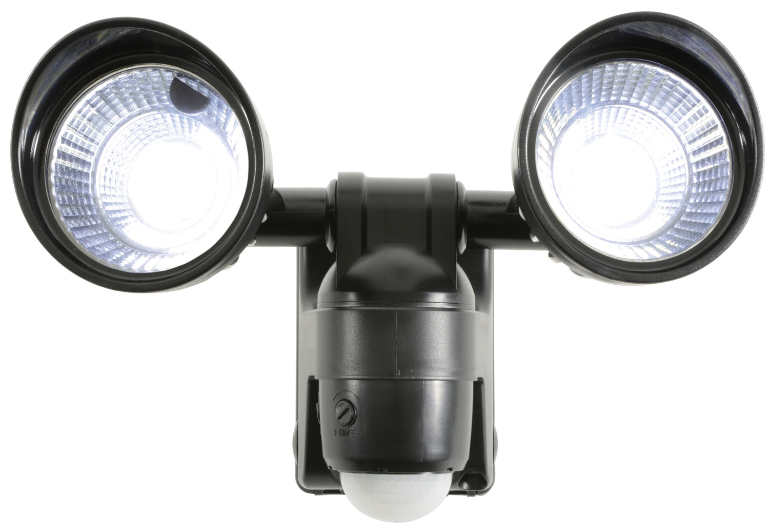 LYYT: 154.850UK, Battery Powered Motion Sensor Twin LED Floodlight, 400 Lumens, IP44, 120° Sensor Angle
