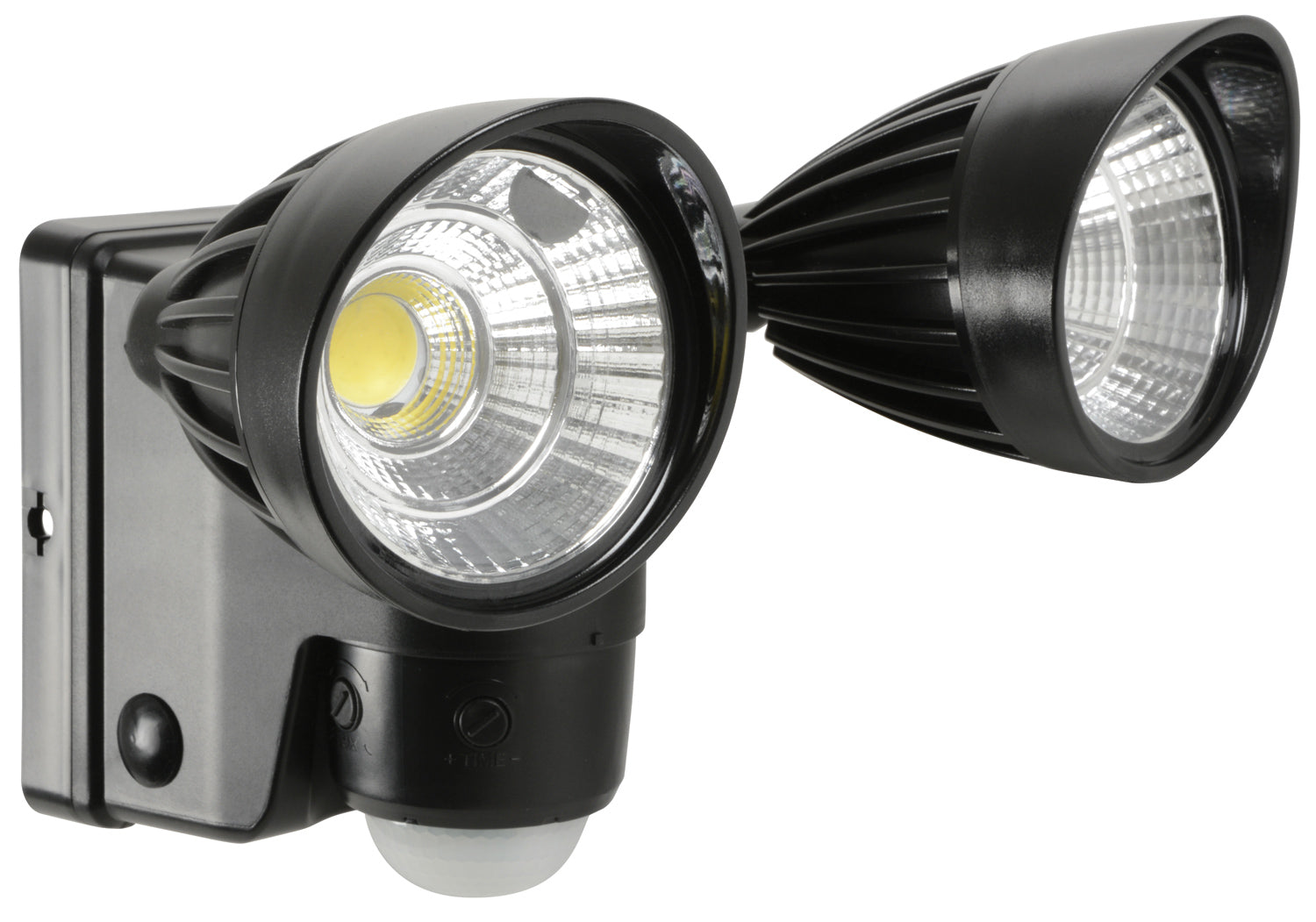 LYYT: 154.850UK, Battery Powered Motion Sensor Twin LED Floodlight, 400 Lumens, IP44, 120° Sensor Angle