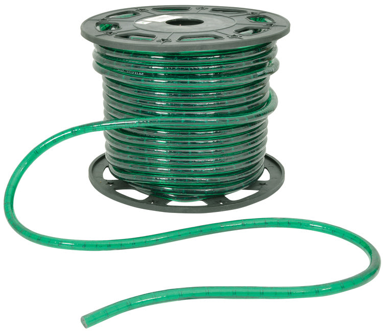 LYYT: 155.025UK, 230V Green Rope Light, 45m, IP44 Rated, 16.4W/m, Dimmable