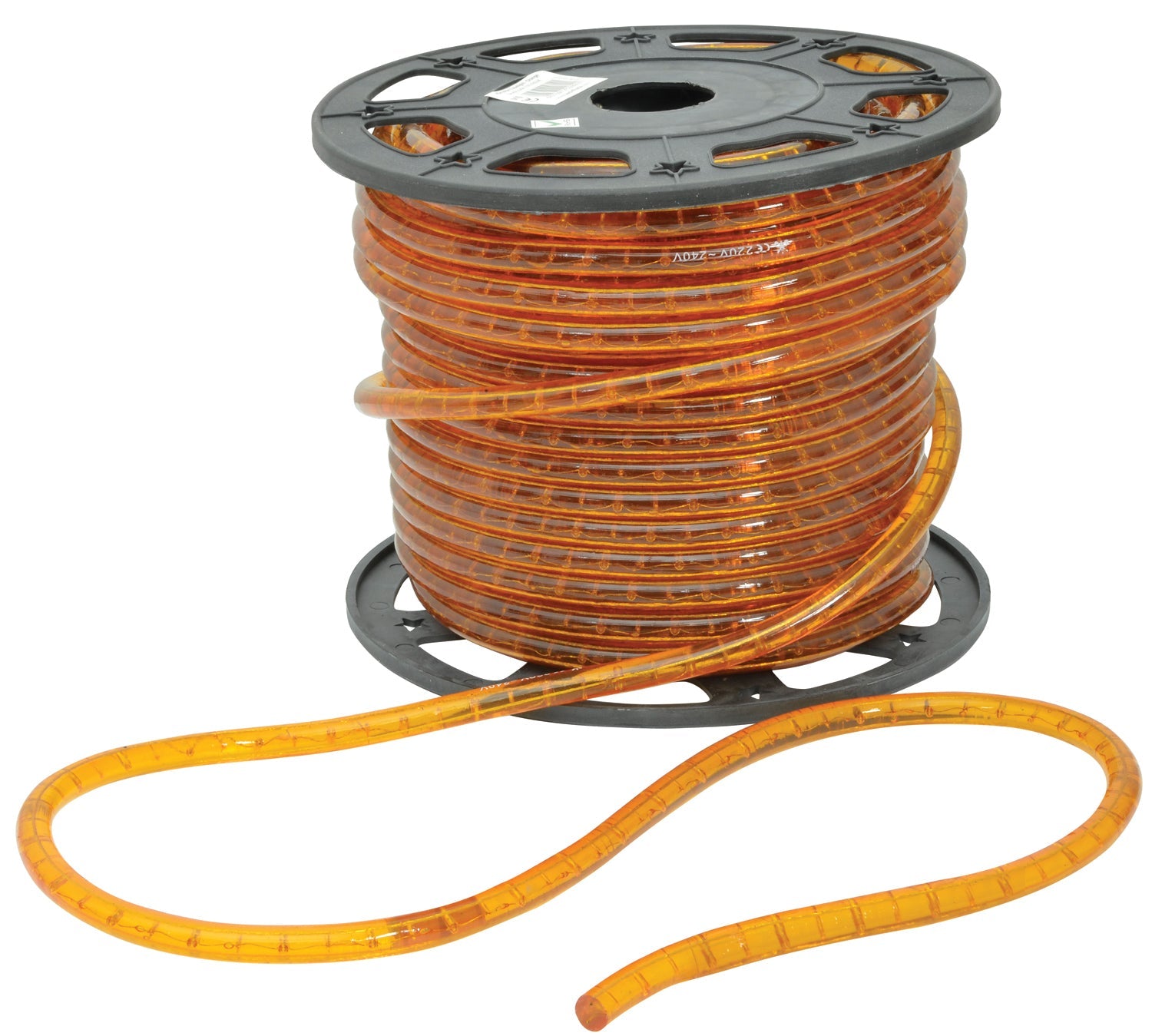 LYYT: 155.035UK, 230V Dimmable Rope Light, 45m, Orange, 16.4W/m, IP44