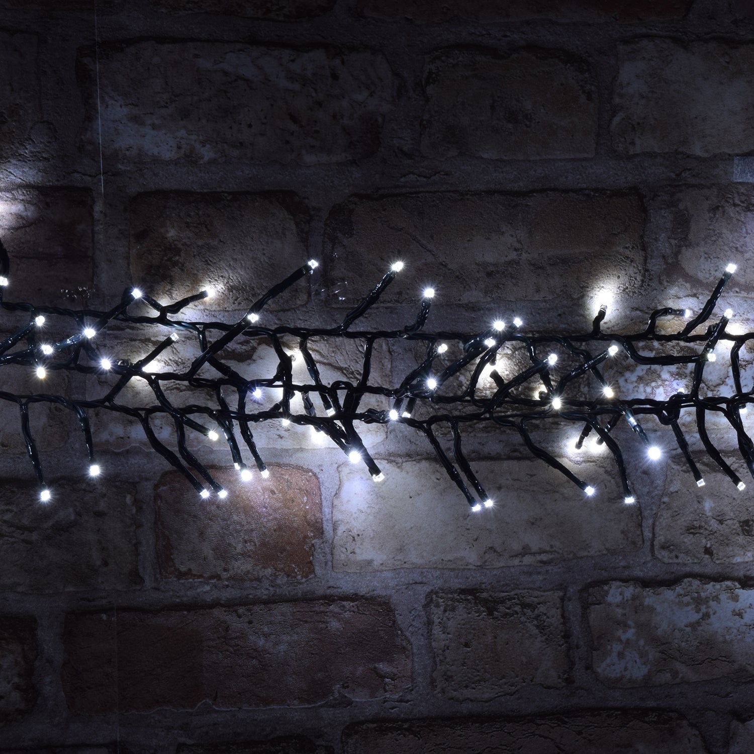 LYYT: 155.382UK, Multi-sequence 960 LED Cluster Lights, 14m, Cool White, Timer, IP44