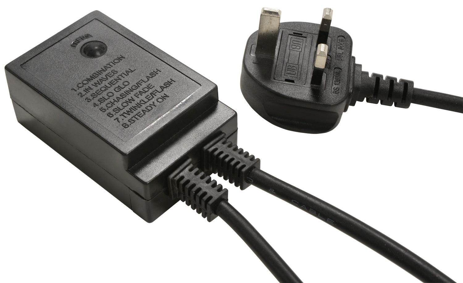 LYYT: 155.398UK, Icicle-Inspired Multi-Sequence Outdoor LED String Lights, 180 Warm White LEDs, 5.75m, IP44 Rated, Heavy Duty Cable