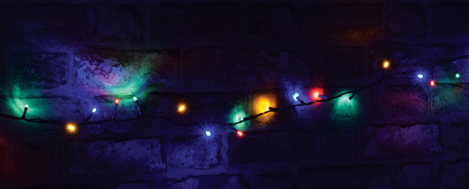 LYYT: 155.467UK, Multi-Sequence LED String Lights, 200 LEDs, 10m, Auto-Timer, IP44