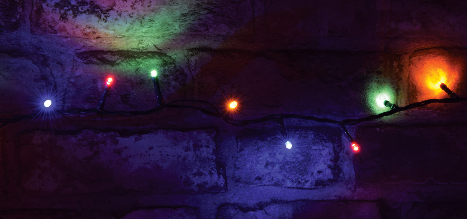 LYYT: 155.467UK, Multi-Sequence LED String Lights, 200 LEDs, 10m, Auto-Timer, IP44