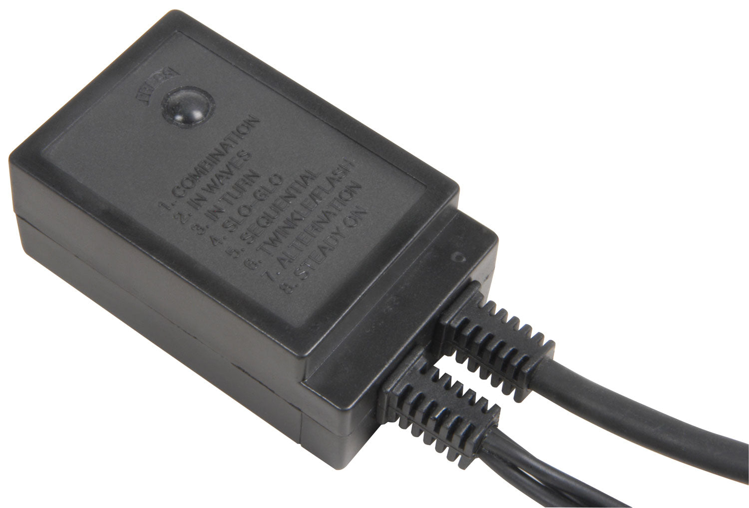 LYYT: 155.485UK, Heavy Duty LED String Lights, 180 LEDs, 20m, White, IP44, Black Cable, 7W