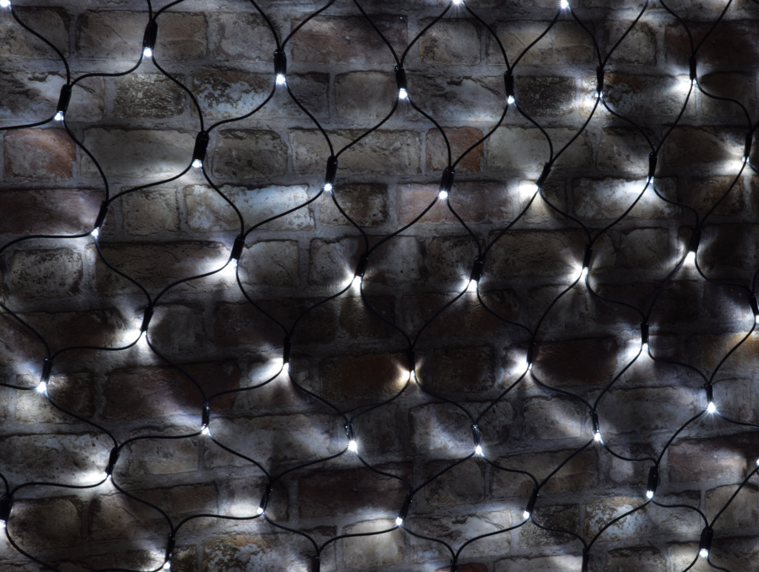 LYYT: 155.576UK, Outdoor LED Net Lights, Cool White, 240 LEDs, 5m, Heavy Duty UV Resistant Cable