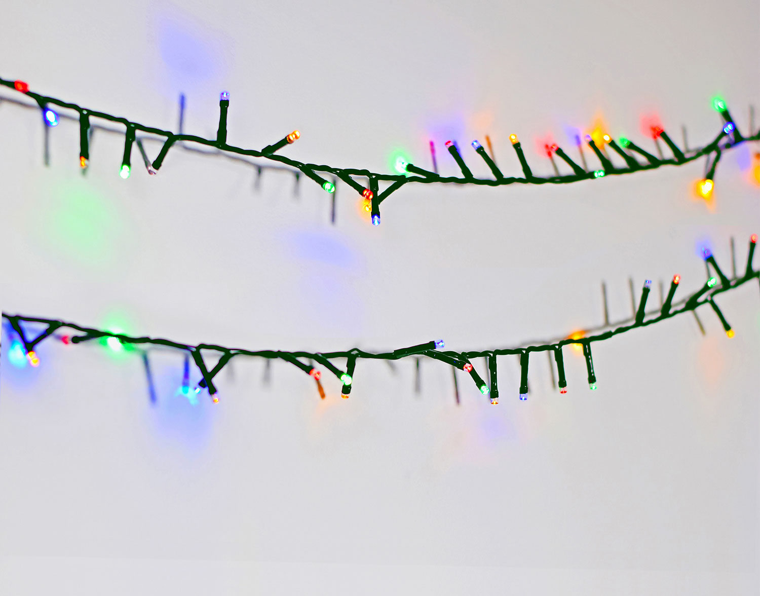 LYYT: 155.654UK, 45m Multi Colour String Light Reels, 1500 LEDs, IP44 Rated, Remote Control, 8 Lighting Modes