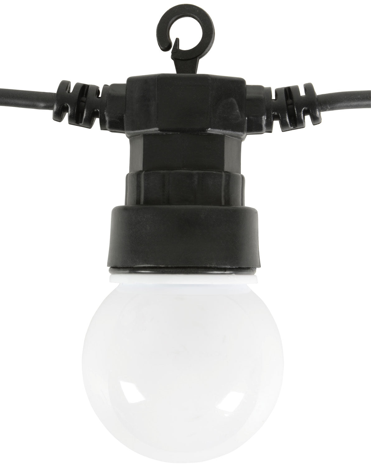 LYYT: 155.680UK, Outdoor LED Festoon Lights, 10 LEDs, 5.2m, Warm White, IP44, Connectable, 24-Hour Timer