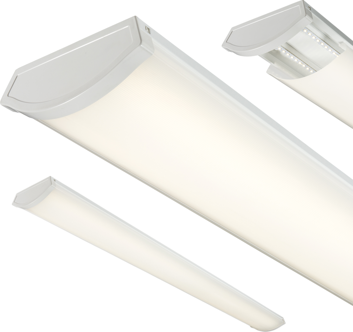 Knightsbridge: PRCLED4, 43W LED Surface Mount Light, 4ft, Cool White 4000K, IP20, 4700lm, Non-Dimmable
