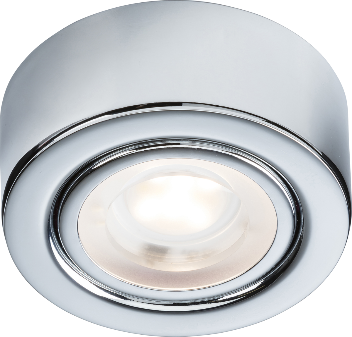 Knightsbridge: CABCTC, 2W LED Under Cabinet Light, Adjustable CCT 3000K/4000K/5000K, Chrome Finish, IP20, 135lm