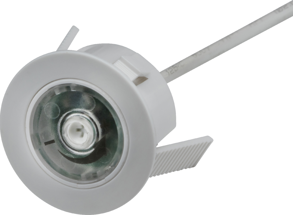 Knightsbridge: OS022, 1-10V Daylight Sensor, IP20, Adjustable Lux Threshold 10-500 Lux, Dimming 10%-100%, White