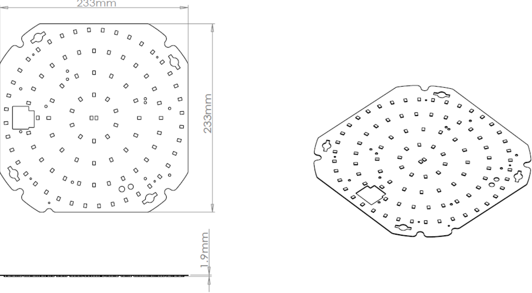 Knightsbridge: TNXTP, Adjustable LED Gear Tray, 10W-20W, 3000K-5700K, Aluminium, IP20