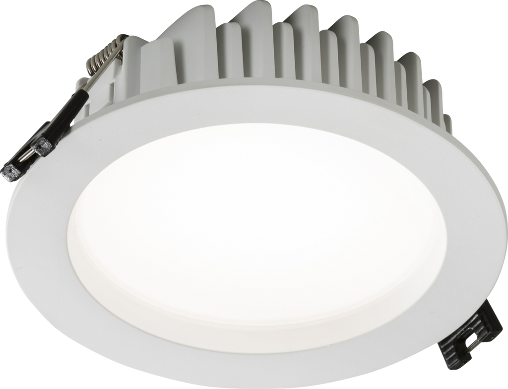 Knightsbridge: AS8CWA, 230V 8W IP54 CCT Adjustable LED Downlight, 3 Colour Options, Slim Profile, Plug and Play