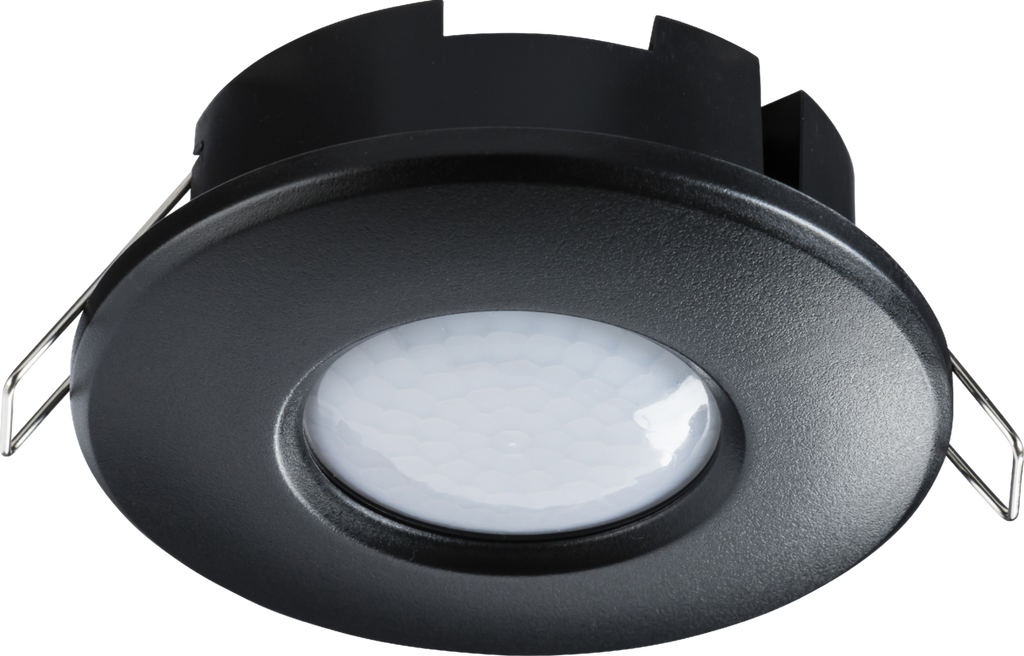 Knightsbridge: OS0025B, IP20 360° 2 in 1 PIR Sensor, Recessed & Surface Mount, Black, Adjustable Lux, 2000W Max