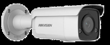 HikVision: DS-2CD2T46G2-ISU/SL(2.8mm)(C), 4 MP AcuSense Strobe Light Fixed Bullet Camera, 2.8mm, IP67