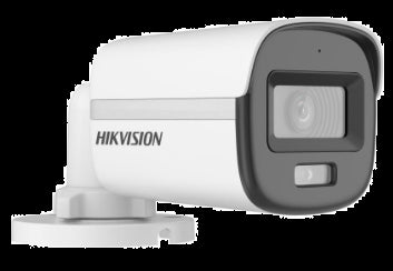 HikVision: DS-2CE10KF0T-LFS(2.8mm), 3K Smart Hybrid Light Mini Bullet Camera, IP67, Fixed Lens, Built-In Mic, 20m Night Vision