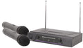 QTX: 171.816UK, Dual Channel VHF Wireless Microphone System, 50m Range, 2 Handheld Transmitters, 173.8 + 174.8MHz