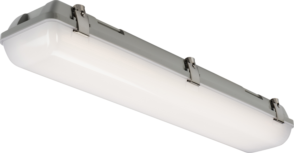 Knightsbridge: TORCWEM2, 2ft LED Emergency Light, Selectable 14W/26W, IP65, IK08, Grey, 230V