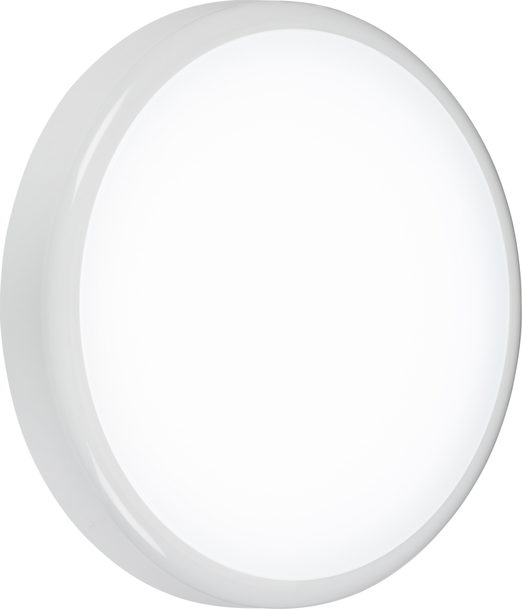 Knightsbridge: BT20CTS, 230V IP65 20W Adjustable LED Bulkhead, Microwave Sensor, Low Profile, 1050lm, White