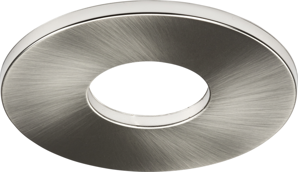 Knightsbridge: FRNFBEZBC, Magnetic Bezel for FireNova Downlight, 88mm, Brushed Chrome, Polycarbonate