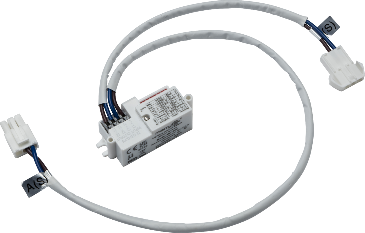 Knightsbridge: MODMWS, Modular Microwave Sensor, Adjustable Detection Area, 230V, White, Polycarbonate