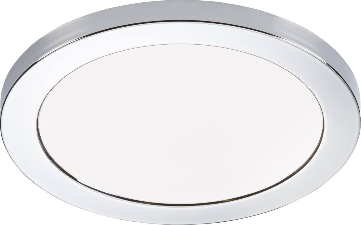 Knightsbridge: CPL18PC, Polished Chrome Bezel, Magnetic, Stainless Steel, 219mm Diameter, 15mm Projection, IP20