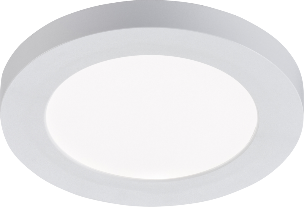 Knightsbridge: CPL6CT, 230V 6W CCT Adjustable Circular LED Panel, White, Dual Mounting, 140mm