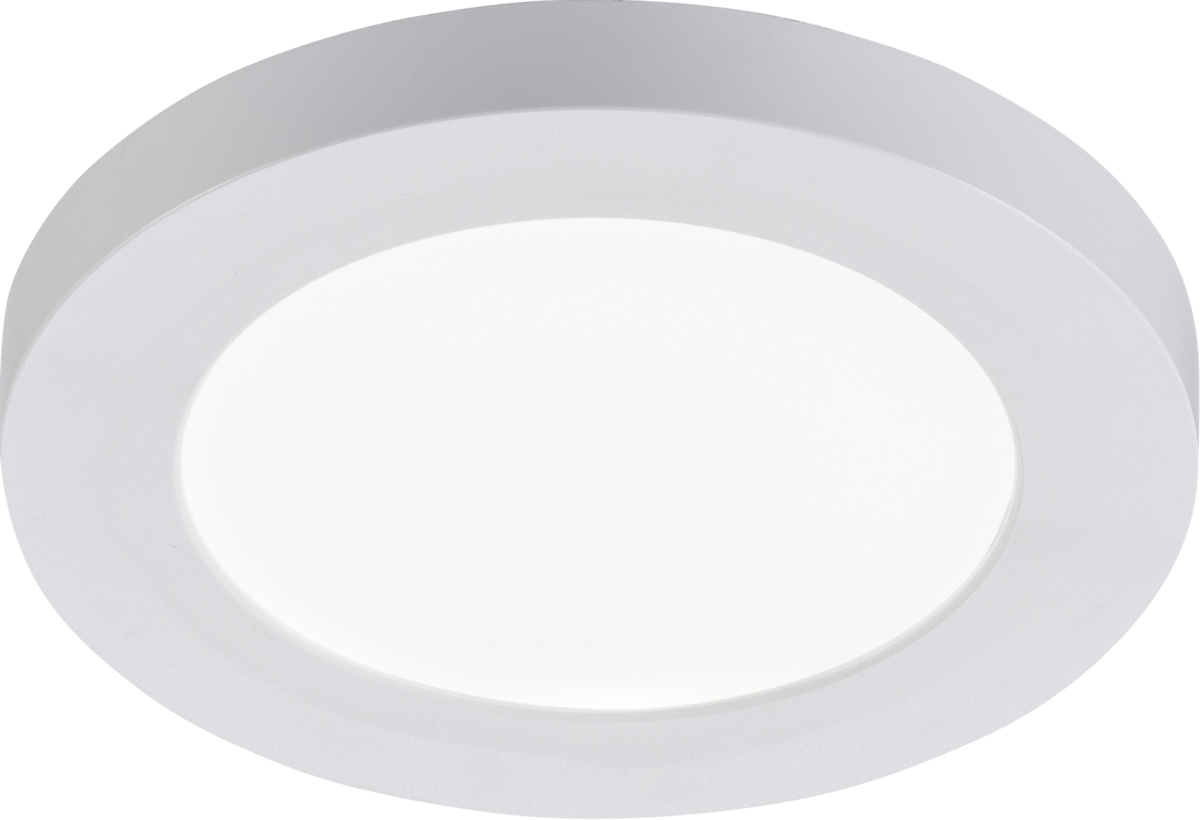 Knightsbridge: CPL6CT, 230V 6W CCT Adjustable Circular LED Panel, White, Dual Mounting, 140mm